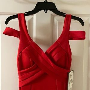 Red stunning long dress